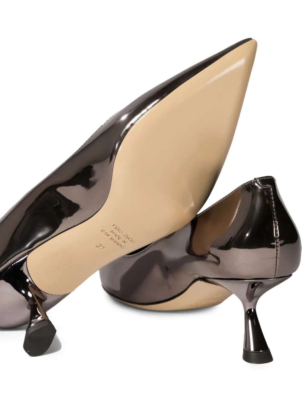 Ninalilou Metallic pumps Grijs