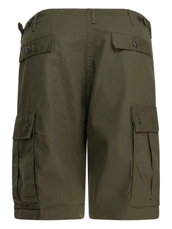 Buzz Ricksons Cargo button-fly Shorts Green FARFETCH IN - Main Image