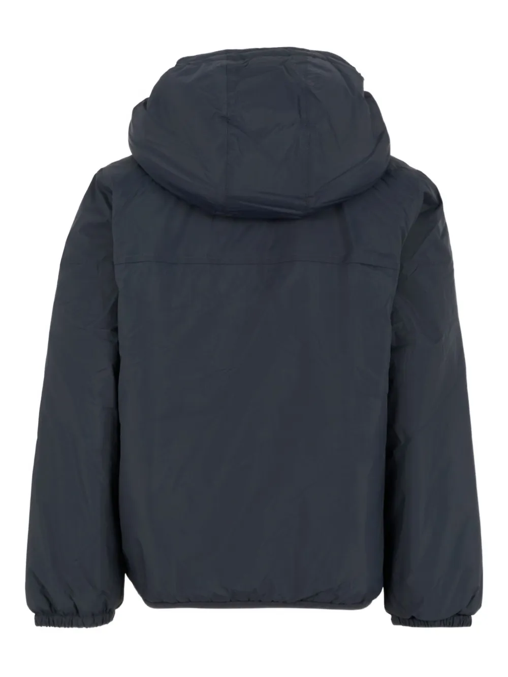 K Way Kids hooded fleece-lined jacket Blauw