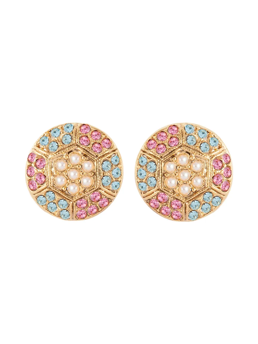 D'Orlan Vintage 1980s D'Orlan round earrings | Gold | Image 1