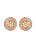 D'Orlan Vintage 1980s D'Orlan round earrings - Gold