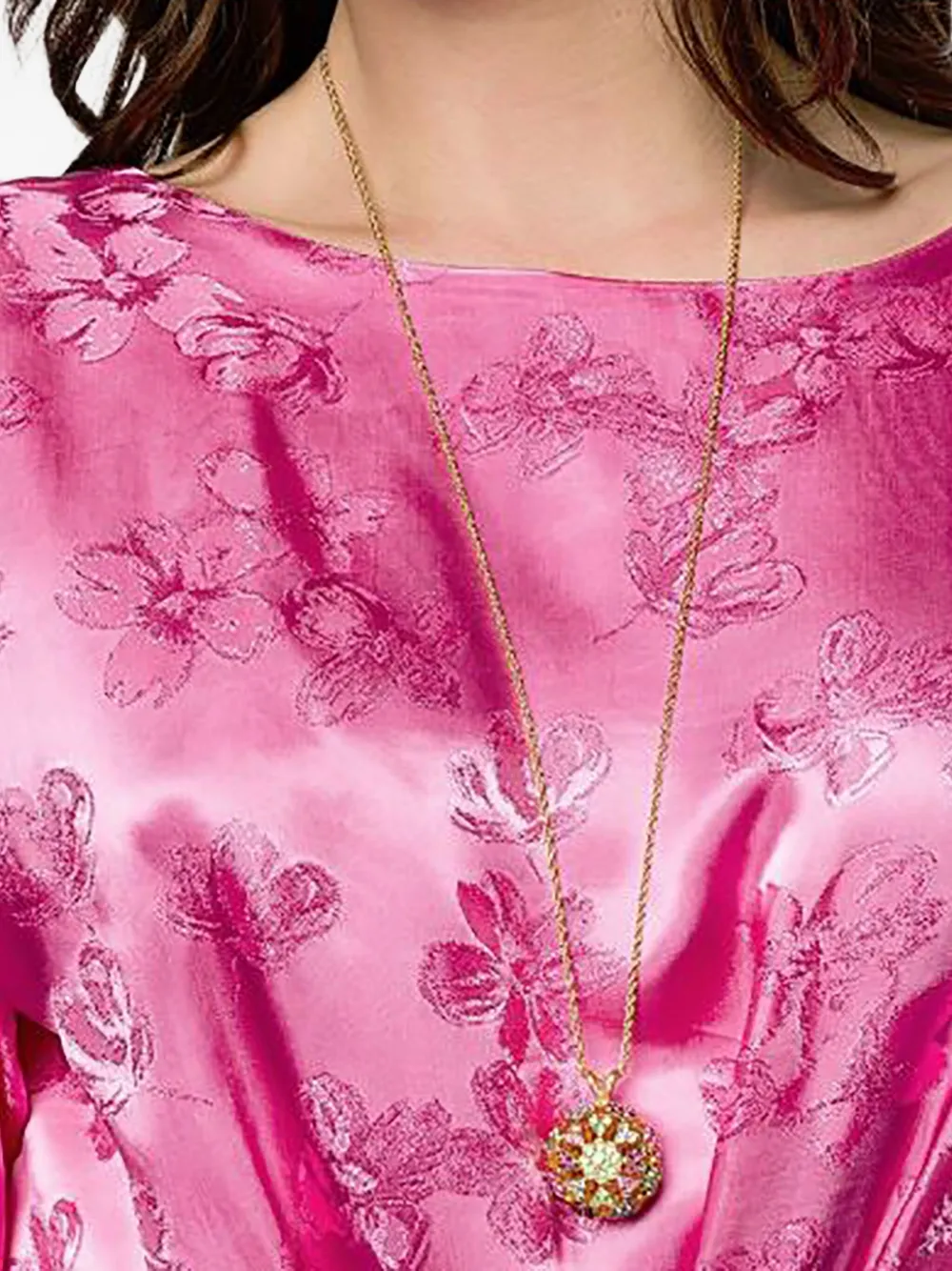 D'Orlan Vintage 1980s swarovski crystal ball necklace | Image 2