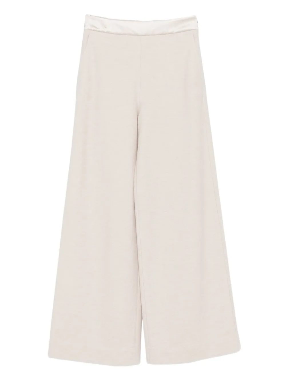 Agnona satin-waistband trousers | Neutrals | Image 1