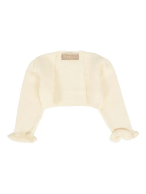 La Stupenderia ruffled merino wool cardigan