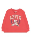 Levi's Kids bulldog crest long-sleeve T-shirt - Red