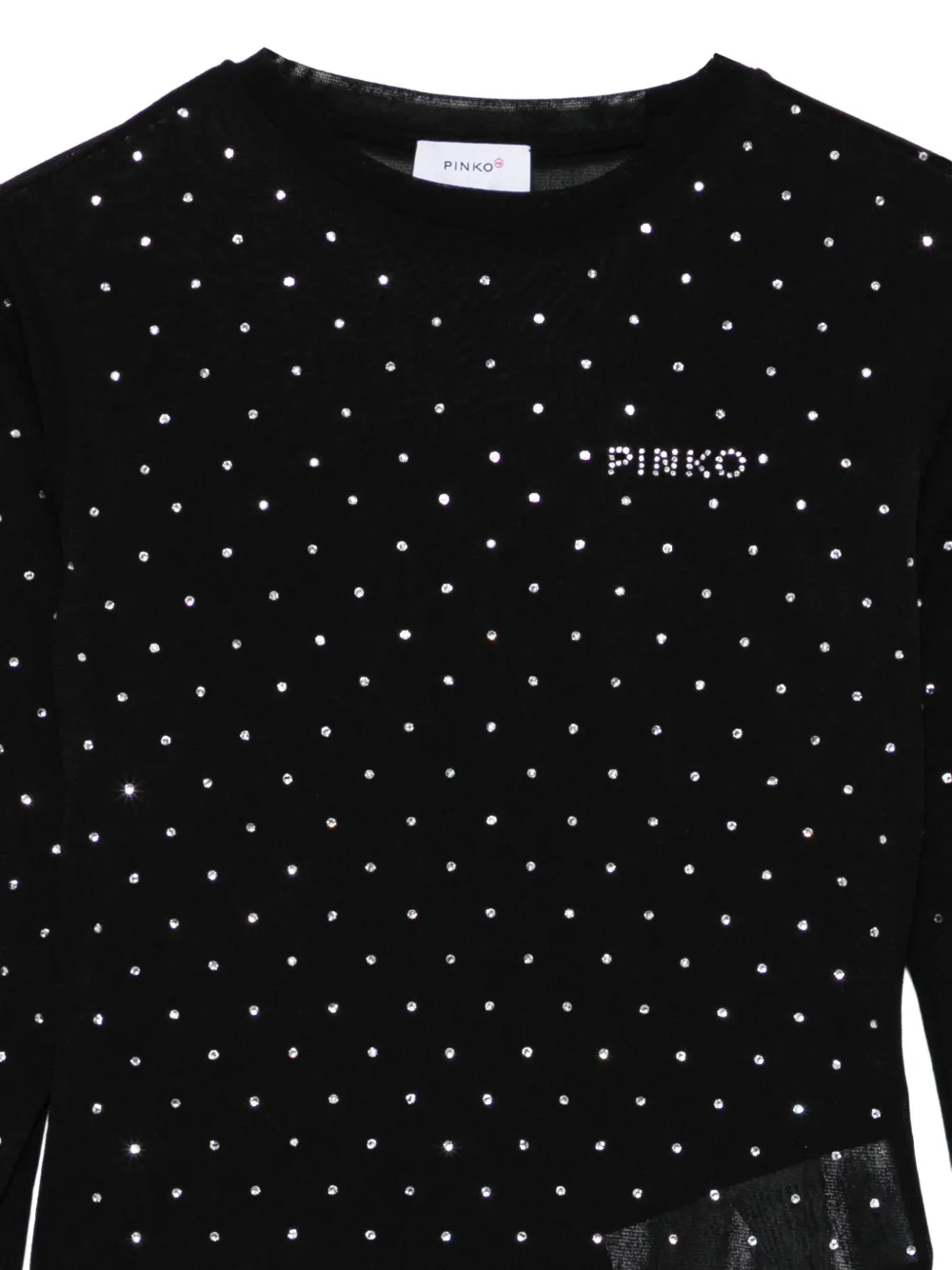 Pinko Kids Romper met kristallen Zwart