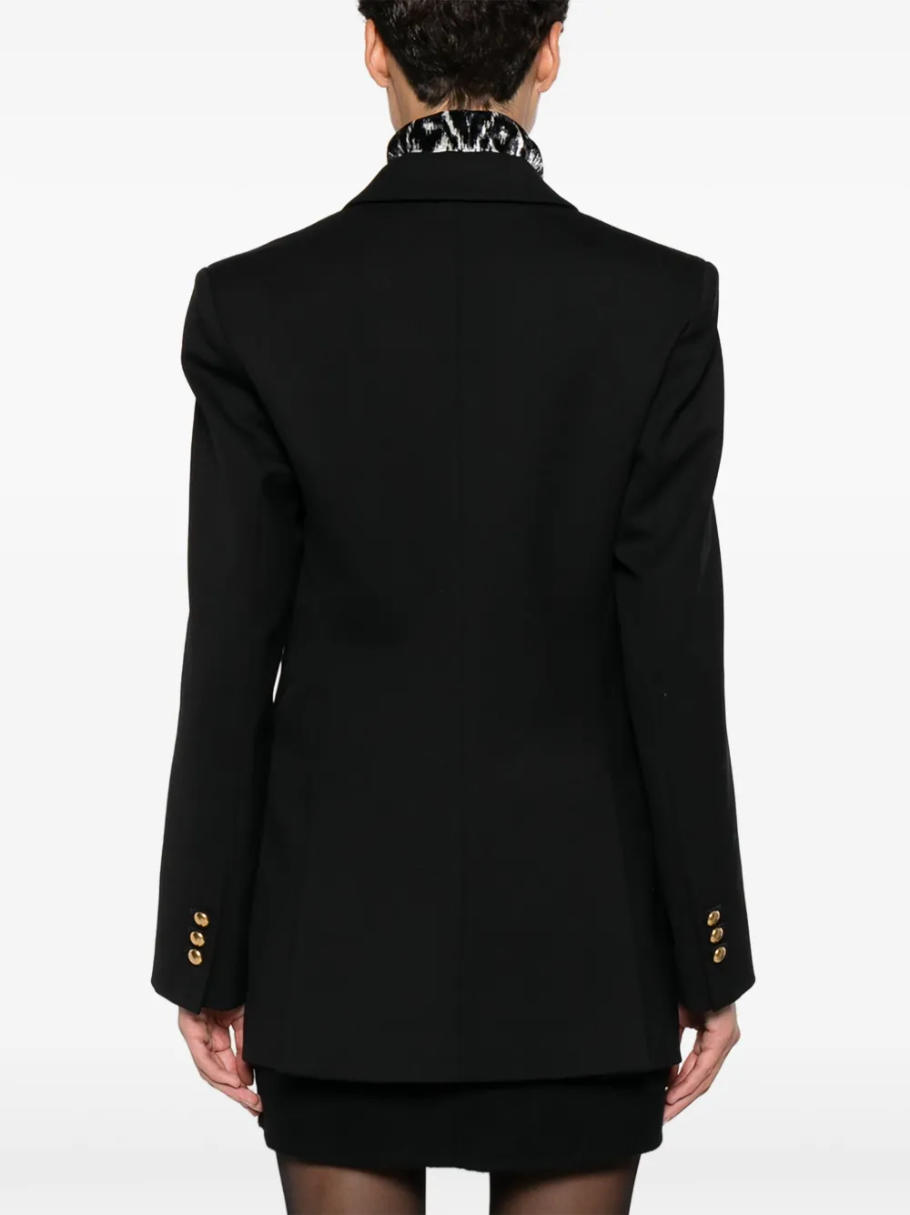 P.A.R.O.S.H. Jack met dubbele rij knopen Zwart