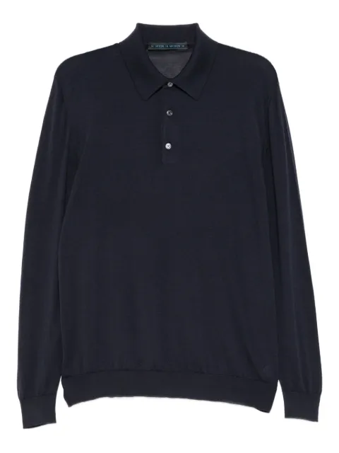 Kiton long-sleeve polo shirt