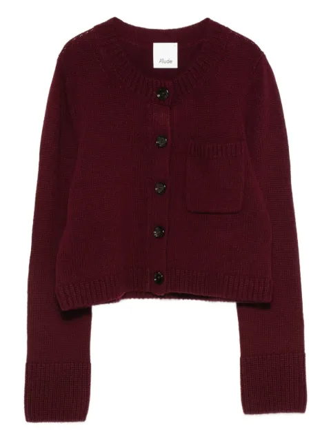 Allude buttoned pocket cardigan