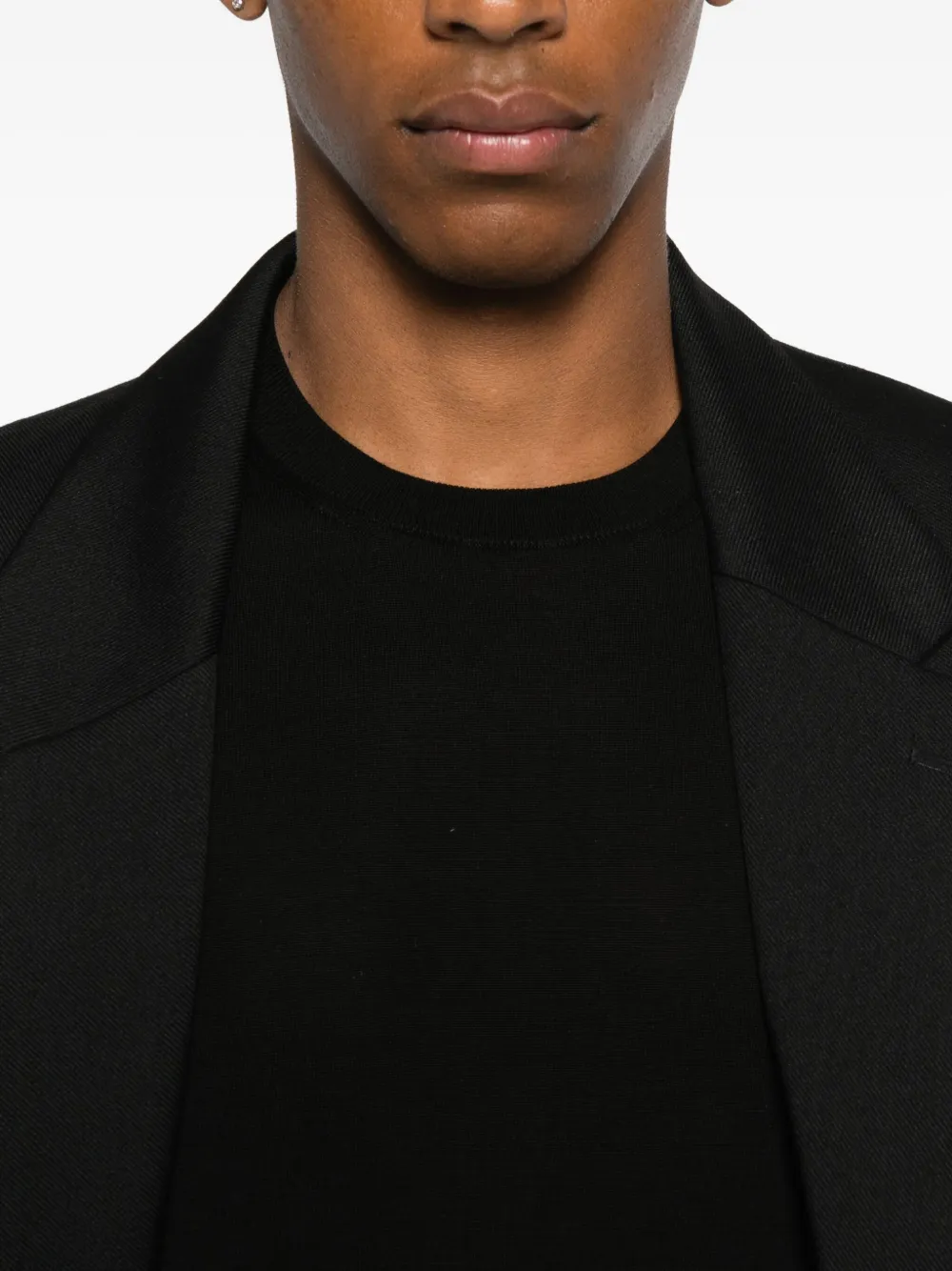 Tom Ford Alpaca Blend Is Crew Neck Sweater Clothing In Black