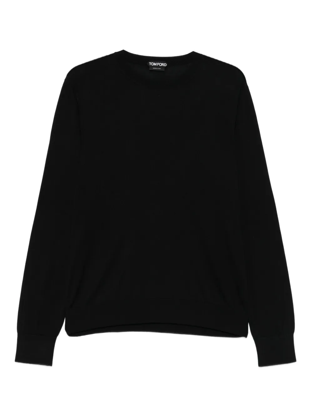 TOM FORD crew-neck silk sweater | Black | Image 1