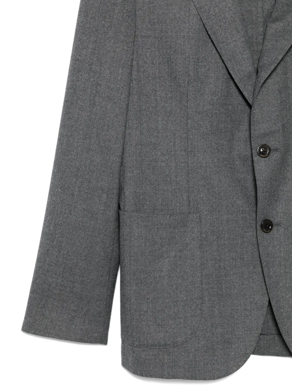 Boglioli Button Blazer In Gray