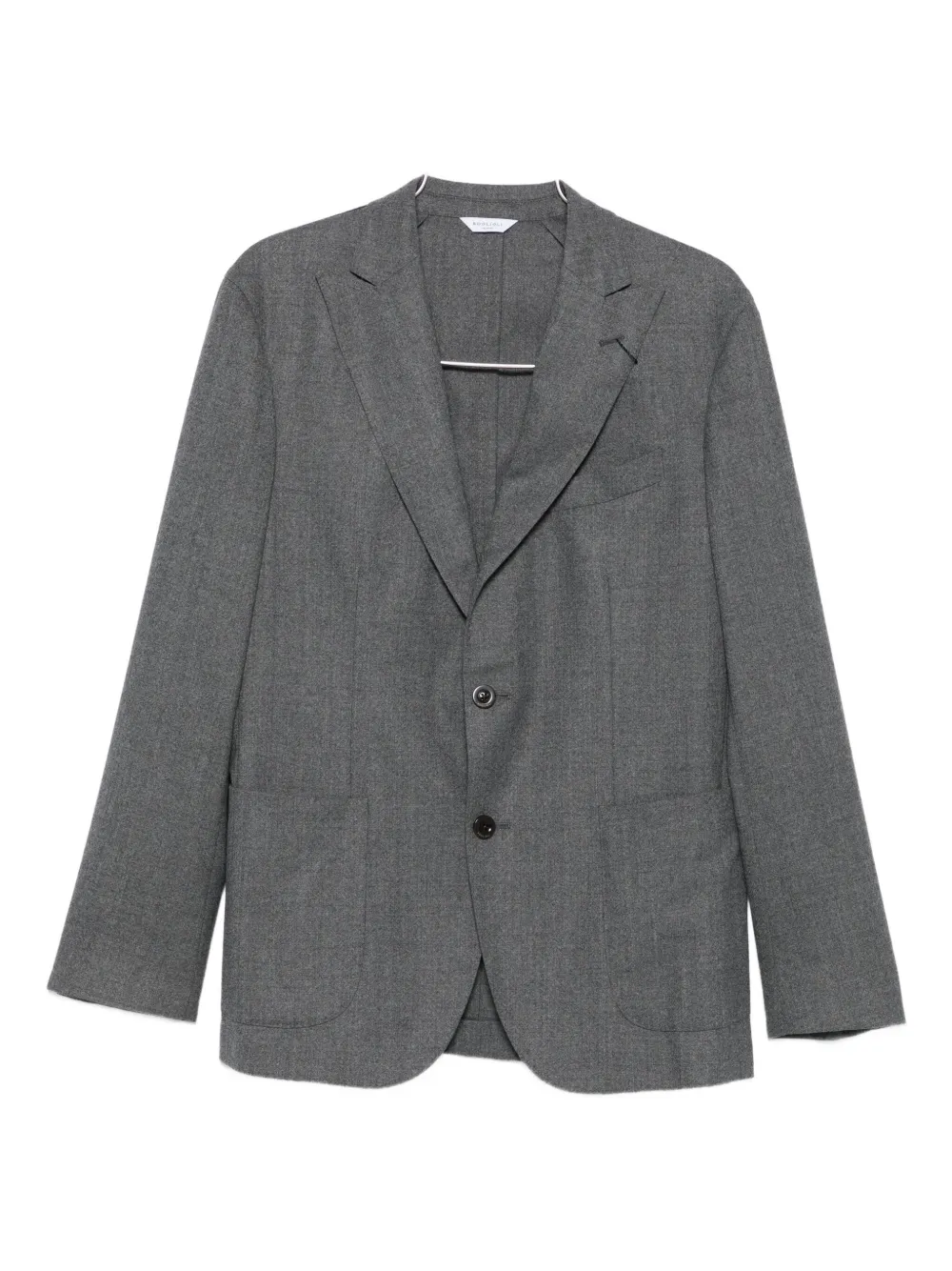Boglioli Button Blazer In Gray