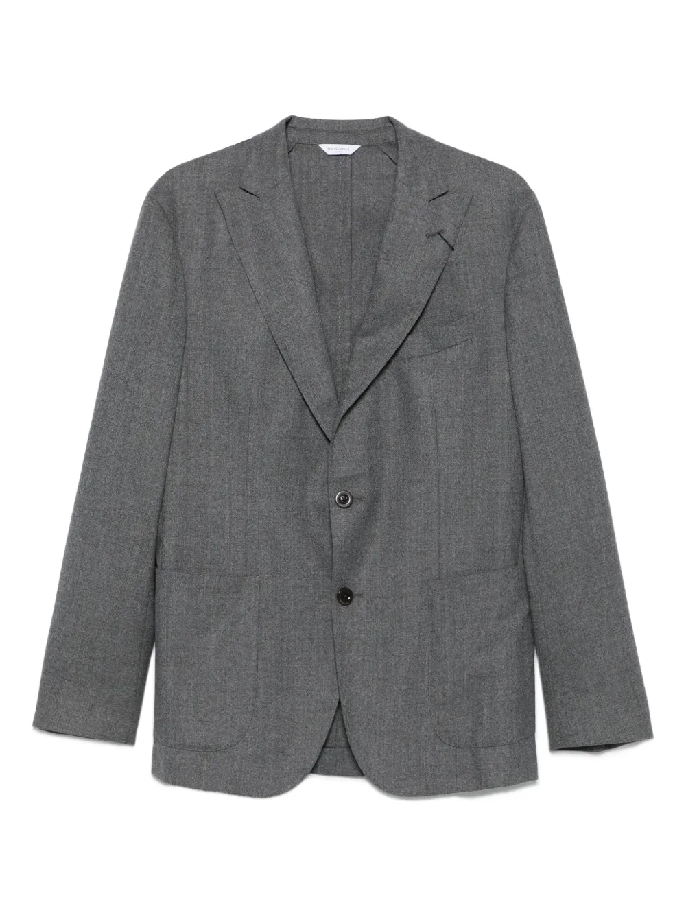 Boglioli button blazer | Grey | Image 1