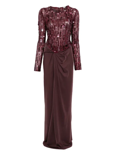 Elisabetta Franchi sequin-embellished maxi dress