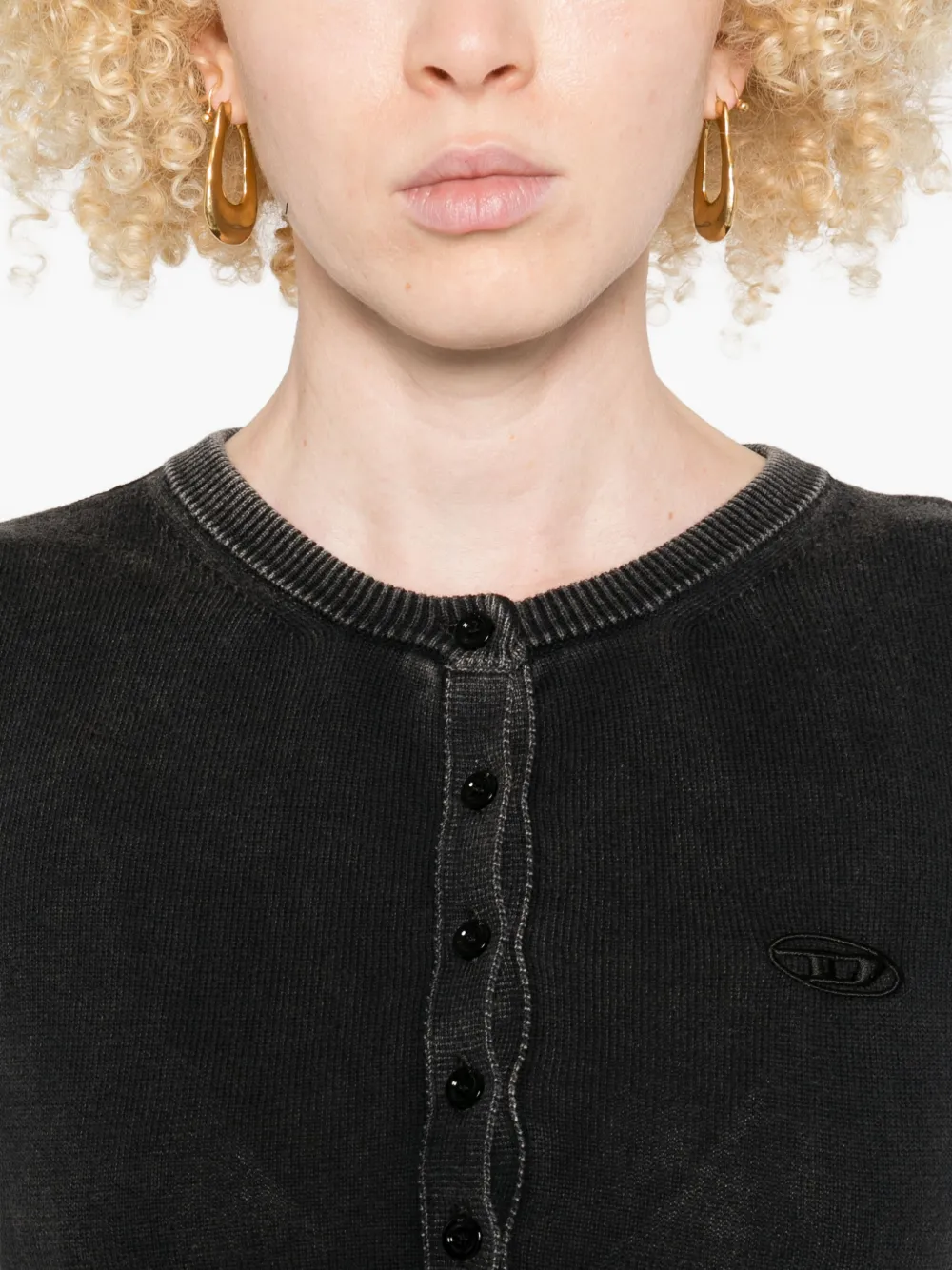 Diesel Jurk met korte mouwen Zwart