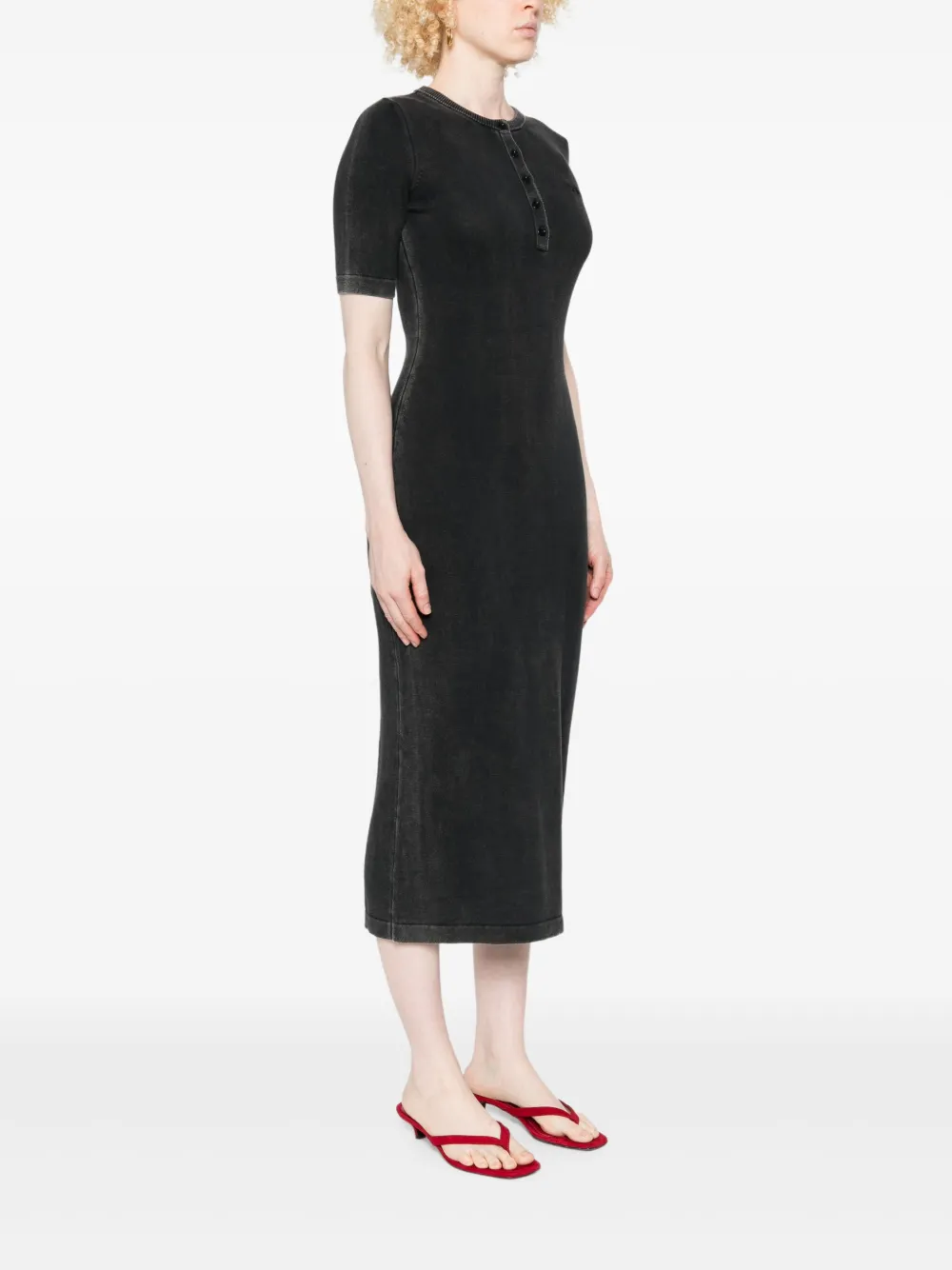 Diesel Jurk met korte mouwen Zwart