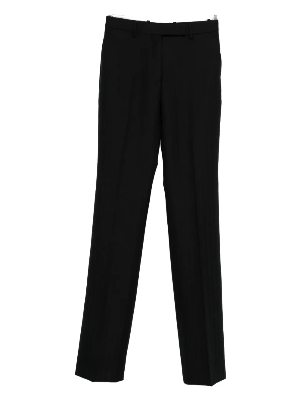 Tom Ford Sharp Herringbone Tailored Straight Leg Trousers Clothing In Black