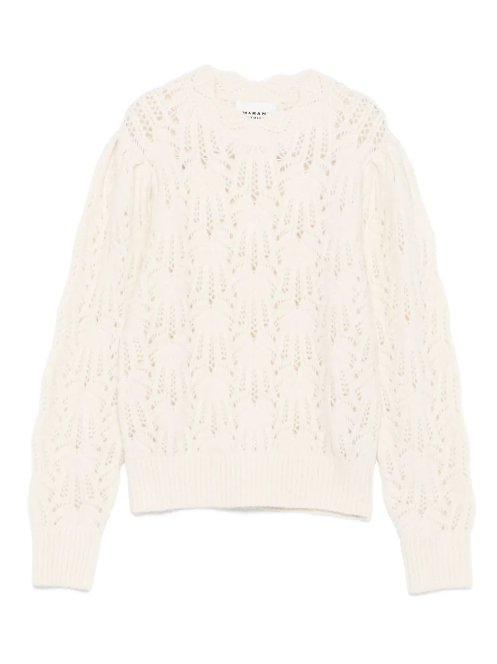 MARANT ÉTOILE オープンニット セーター - ホワイト MARANT ÉTOILE オープンニット セーター - ホワイト