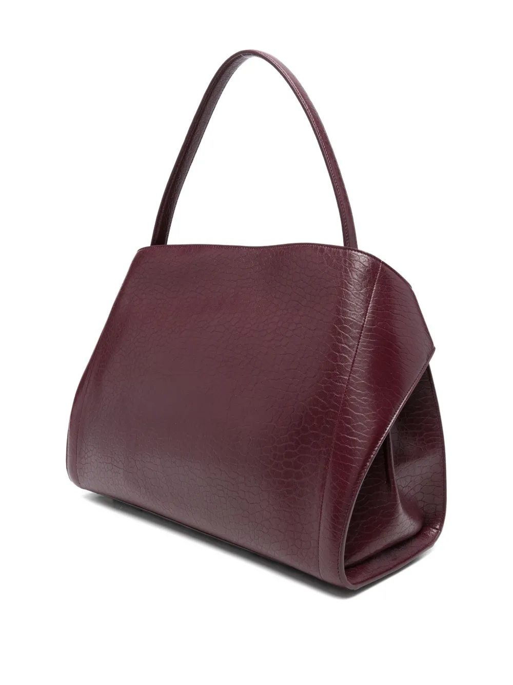 Ferragamo Medium Hug Leather Shoulder Bag In Red