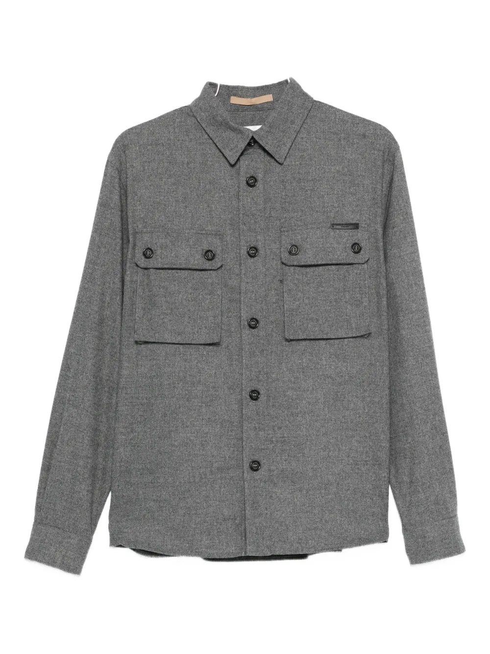 Paolo Pecora double-pocket button-down shirt jacket | Image 1