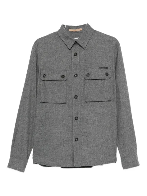 Paolo Pecora double-pocket button-down shirt jacket