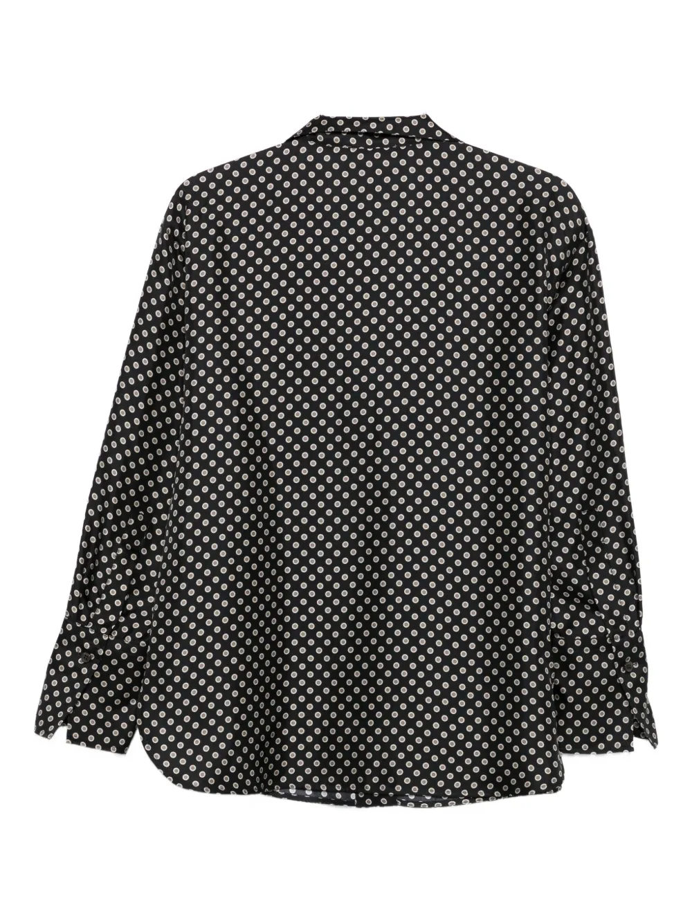 Alberto Biani polka-dot shirt - Zwart
