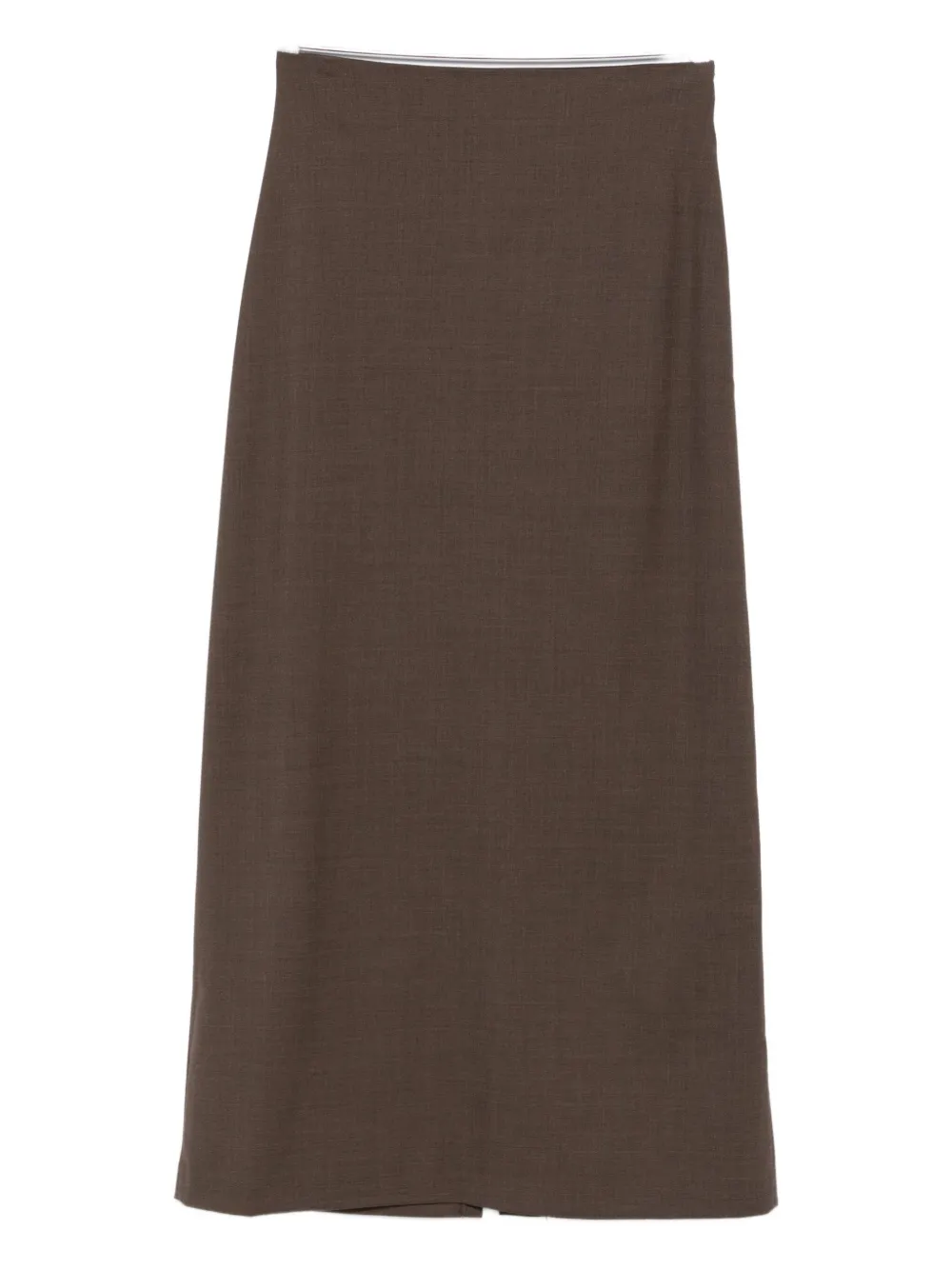 Loulou Studio Wool Maxi Skirt In Brown