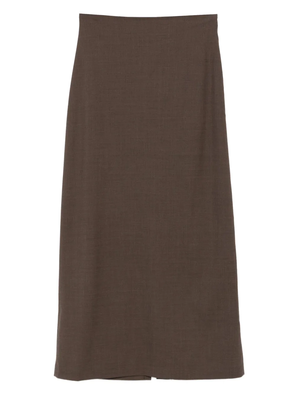 Loulou wool maxi skirt | Brown | Image 1