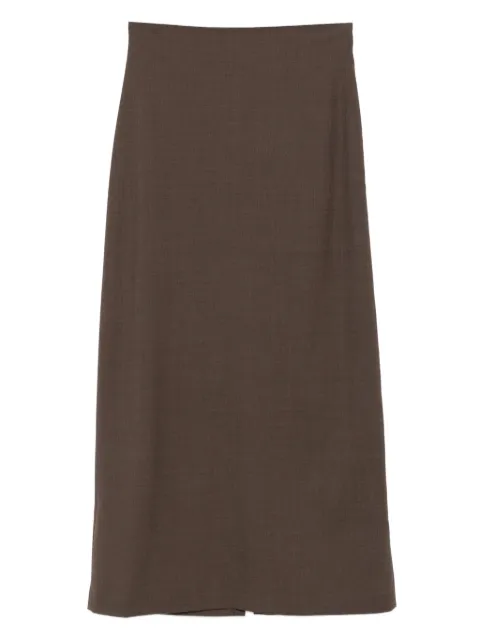 Loulou wool maxi skirt