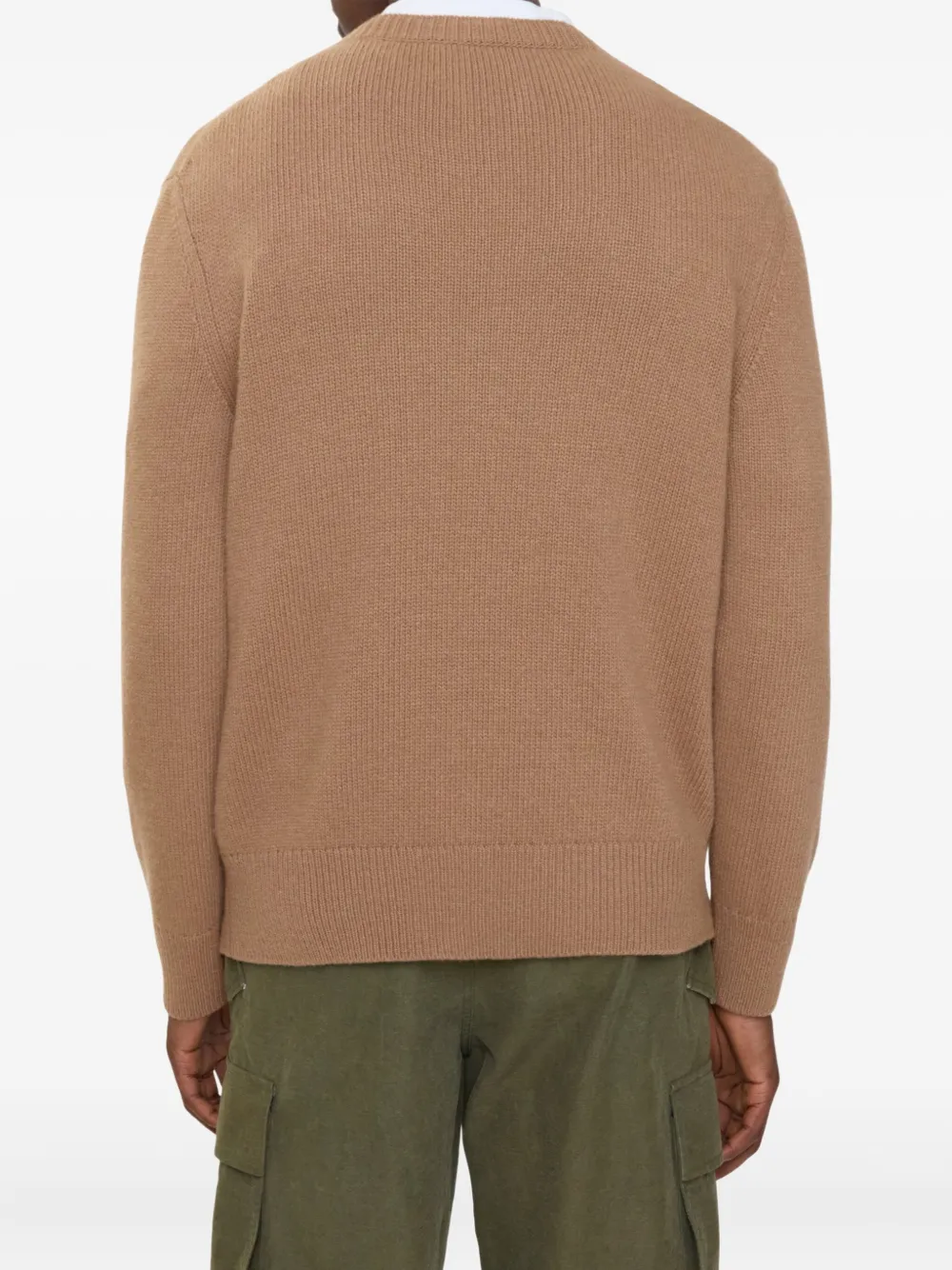 Burberry Trui van wolblend met Equestrian-Knight print Bruin