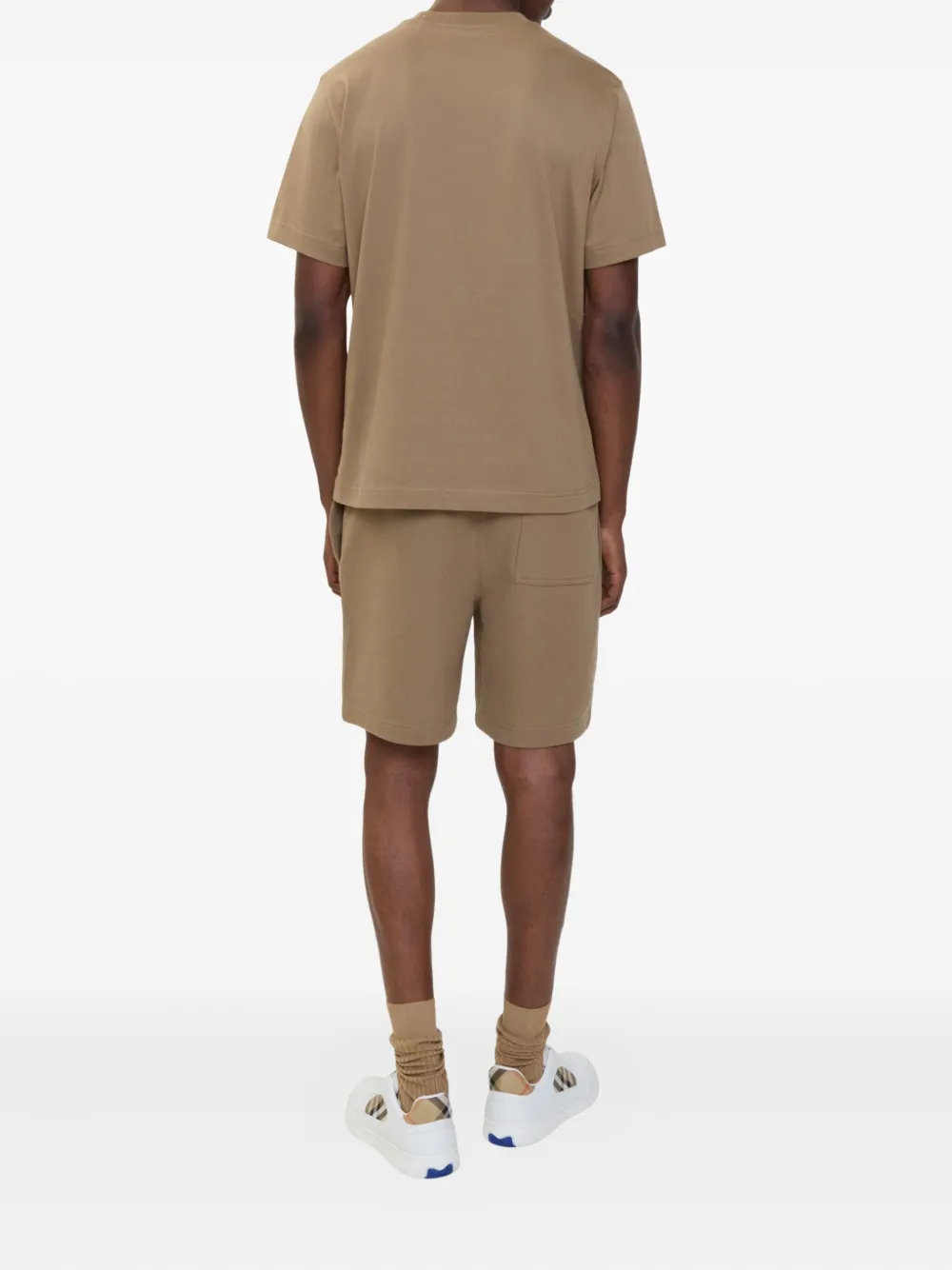 Burberry Geruite shorts Beige