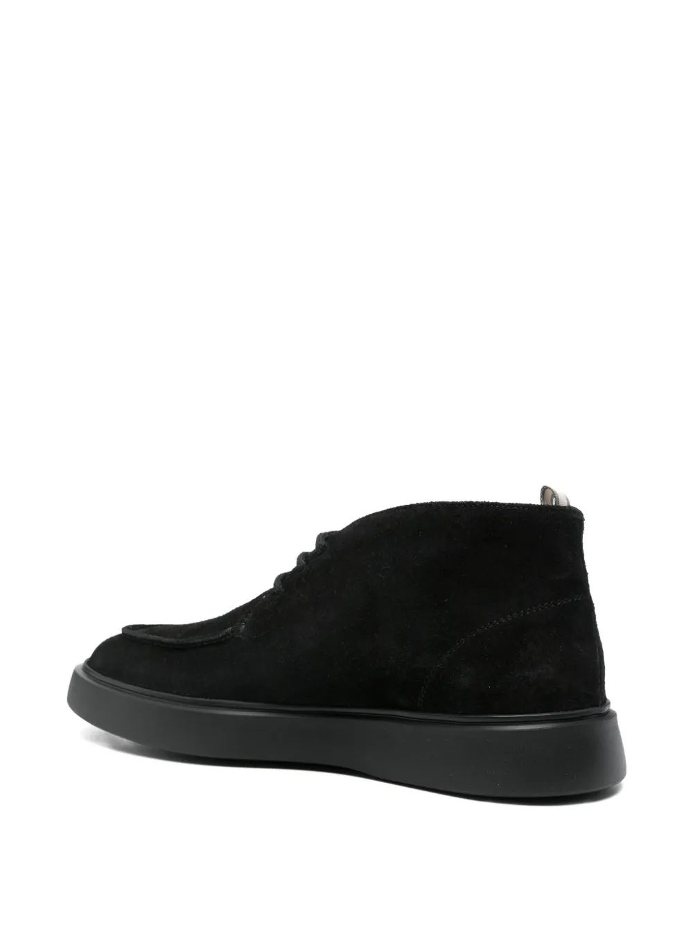 Officine Creative suede lace-up boots Black