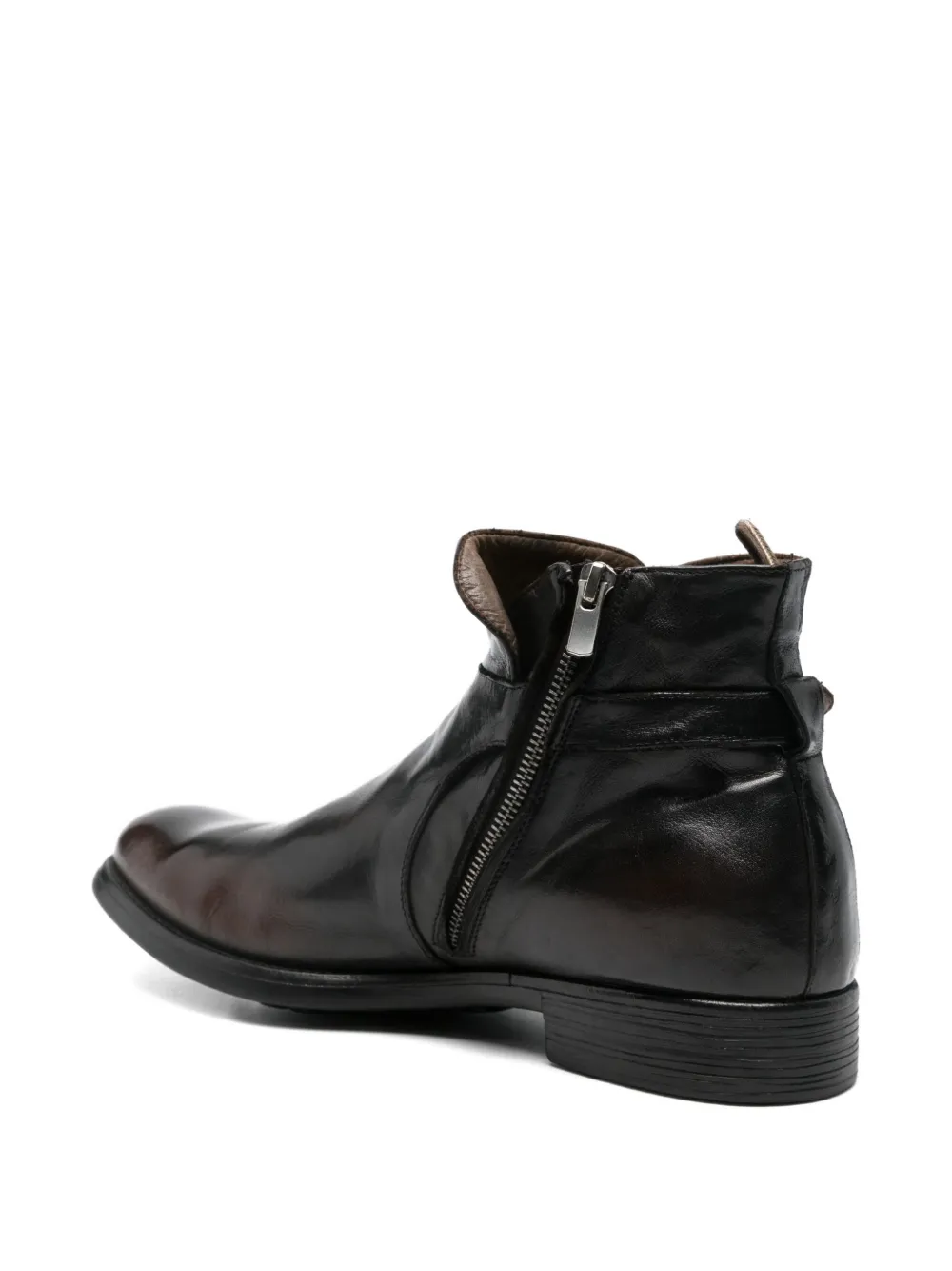 Officine Creative Biker laarzen met gesp Bruin