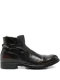 Officine Creative buckle-detail biker boots - Brown