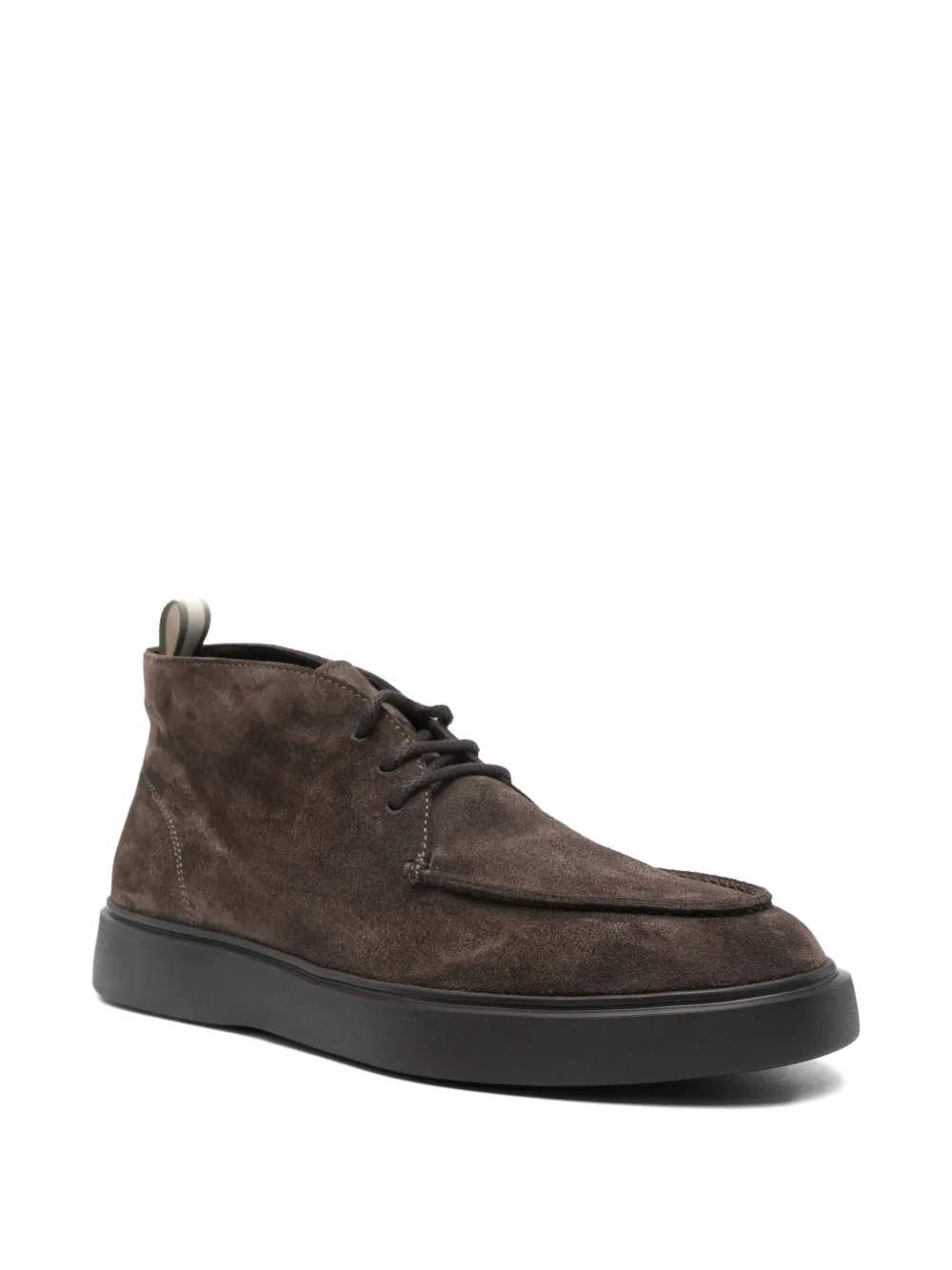 Officine Creative suede lace-up boots Brown