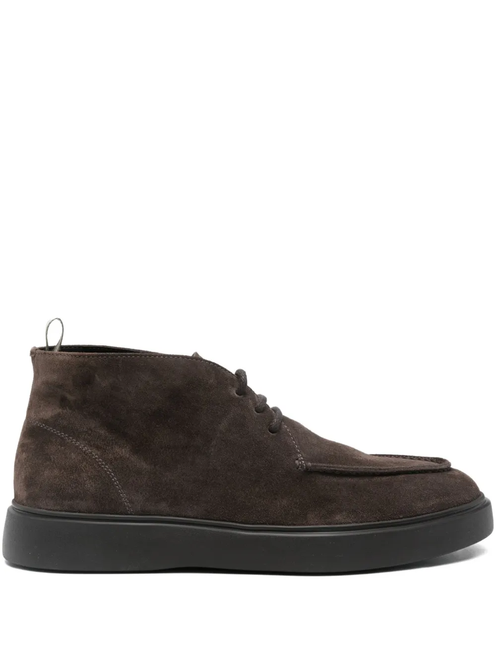 Officine Creative suede lace-up boots Brown