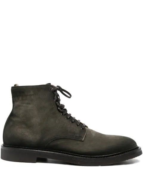 Officine Creative lace-up suede boots