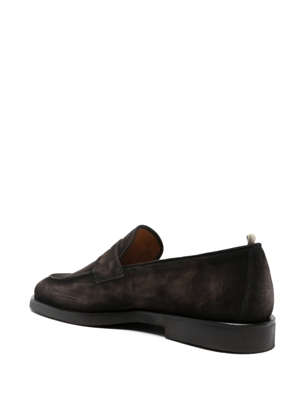 Officine Creative penny suede loafers Brown
