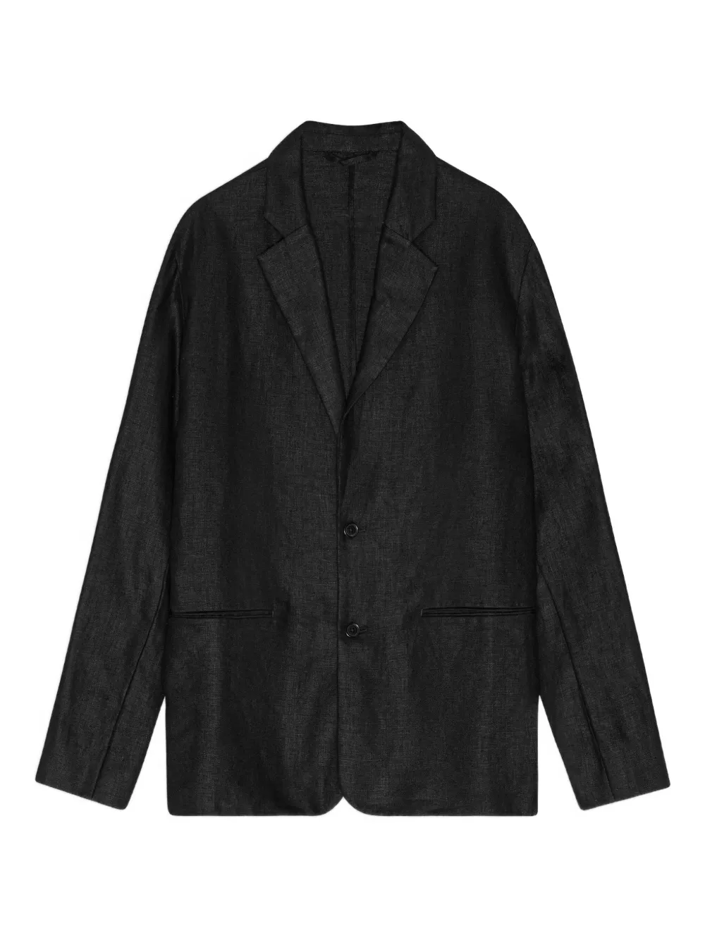 Nn07 Linen Blazer In Black