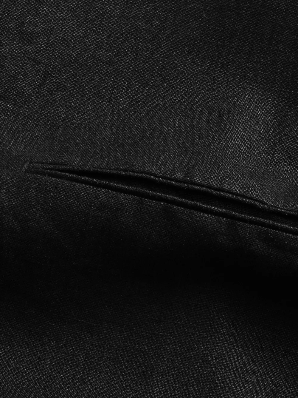 Nn07 Linen Blazer In Black