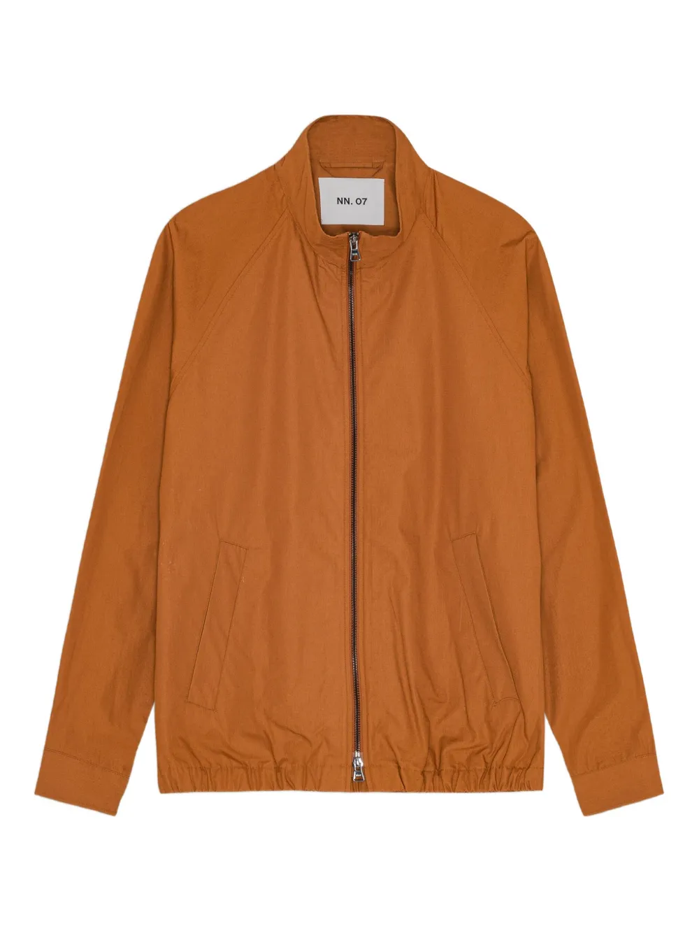 Nn07 Dave 1080 Organic Cotton-shell Bomber Jacket In Brown