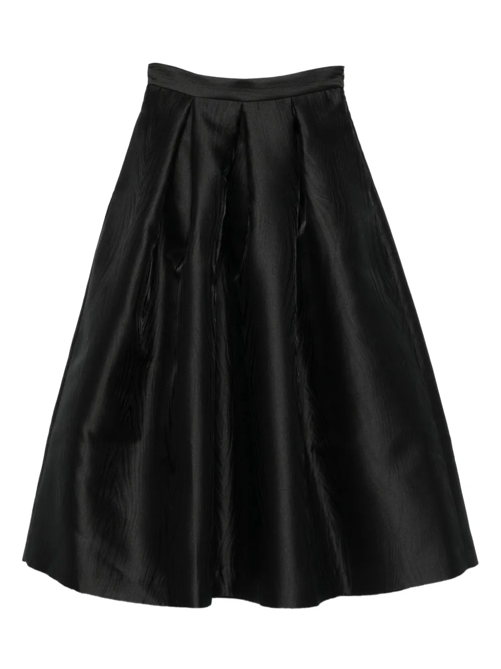 Lunatica Milano pleated maxi skirt | Black | Image 1