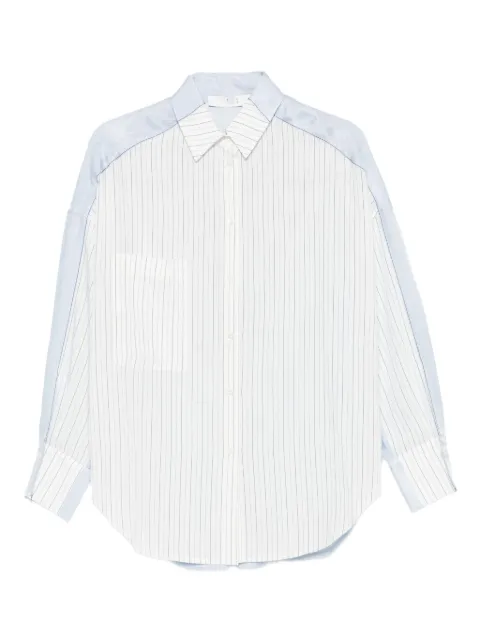 Tela pinstripe panelled shirt
