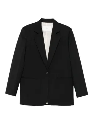 Jil Sander ノーカラー シングルジャケット | ブラック | FARFETCH JP