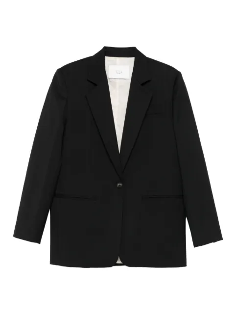 Tela single-breasted notched-lapel blazer