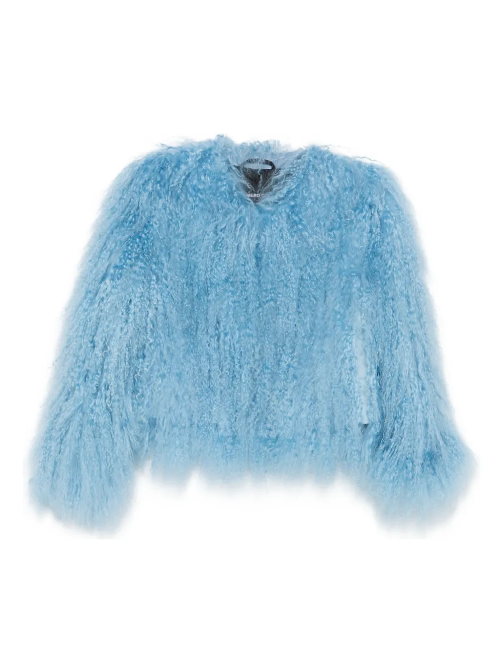 Numerootto Sheepskin Long-sleeve Jacket In Blue