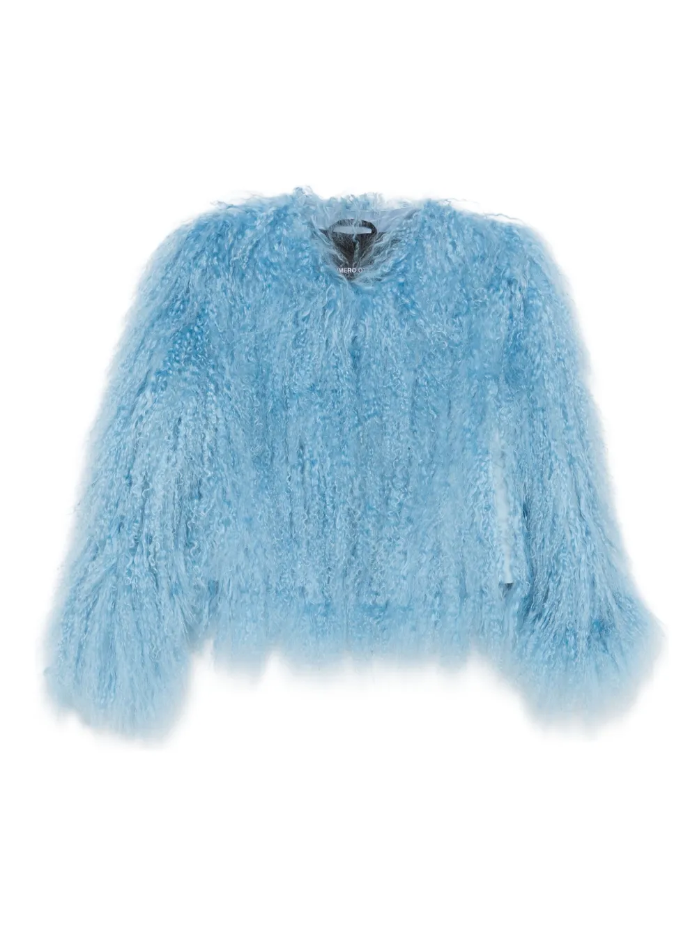 Numerootto sheepskin long-sleeve jacket | Blue | Image 1