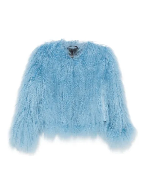 Numerootto sheepskin long-sleeve jacket