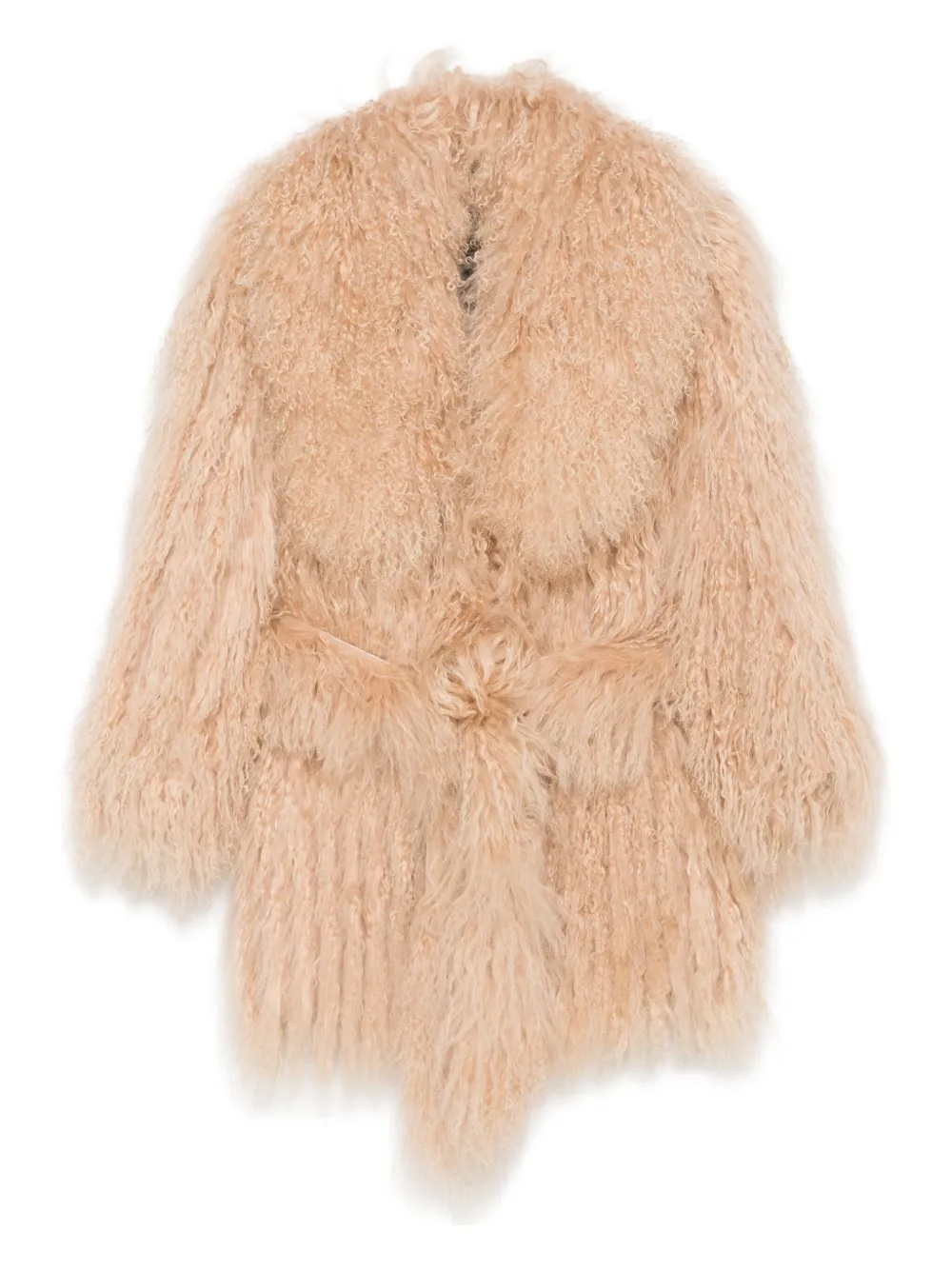 Numerootto Aghata belted coat | Neutrals | Image 1